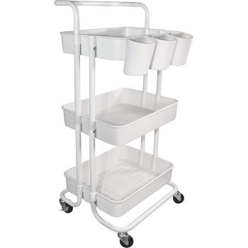 Multifunction Organizer Storage Beauty Salon Trolley